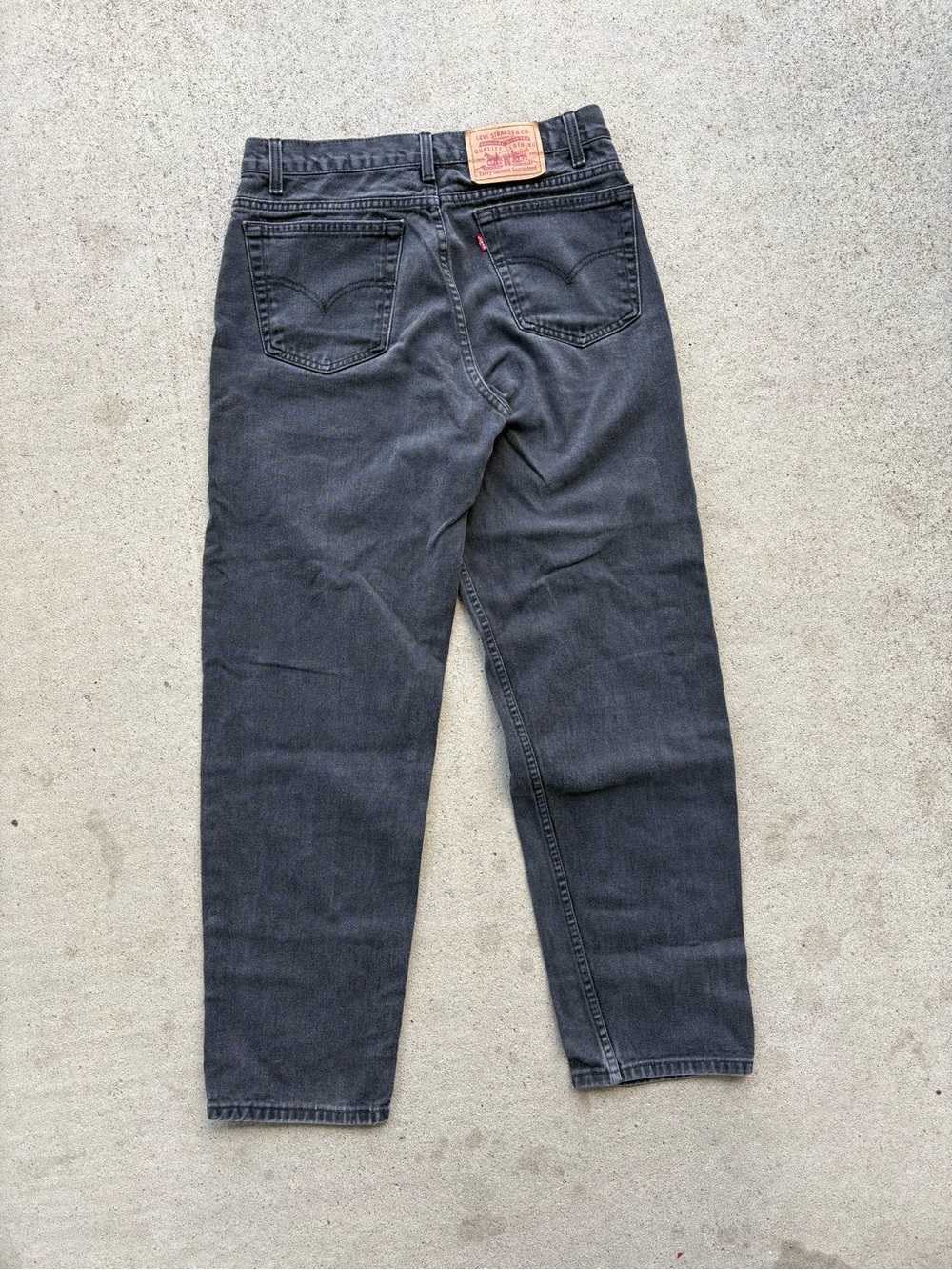 Vintage Levis 550 Relaxed Fit Jeans Faded Black Mens 31x31 Made in Canada